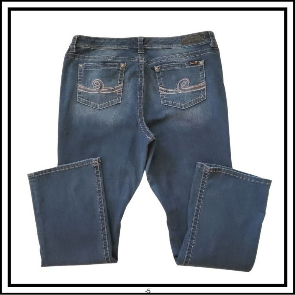 Seven7 Slim Boot Dark Wash Sz 20